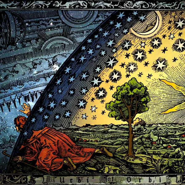 Phase transition creates the geometry of the continuum from discrete space